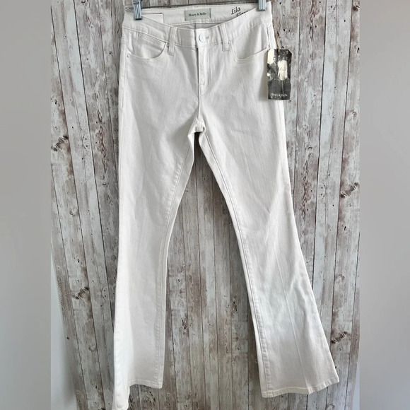 White Flare Jeans - Picture 1 of 4